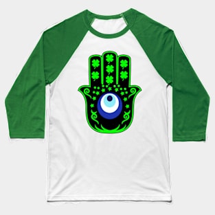 St Patricks day Hand of hamsa Baseball T-Shirt